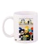 The Simpsons Printed Coffee Mug White/Green/Yellow 11ounce