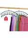 2-Pack Legging and Pants Hangers for Closet, Metal Space-Saving Hangers with 10 Rubber-Coated Clips for Leggings, Skirts, Yoga Pants, Closet Organization (Green)