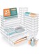 LBOYLOVE&reg; Organizer Set,Makeup Organizer,Drawer Organizers,4 Size Large Storage Organizer Divider Trays Vanity Drawer Organizer Divider Tray for Kitchen, Bathroom, Utensils &amp; Office(16)