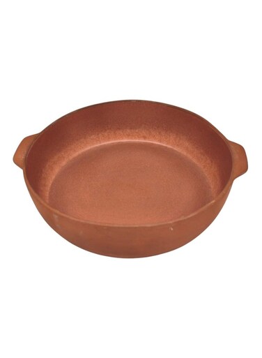 Maria Terracotta Round Clay Baker-28cmX7cm-Clay