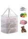 Occuwzz&reg; Food Dryer, Food Dehydrator, Hanging Drying Net for Drying Herbs, Fruits, Vegetables, Fish (3 tier)