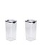 Set of 2 pieces 1800ML Airtight Food Storage with Lid, Double Sealed Thick storage Jar, Leak Proof, Easy to Clean, BPA Free, Kitchen and Other Storage