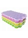 ice-making molds, 3-piece small ice cube trays with LIDS honeycomb ice-making molds