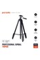 Professional Gimbal Tripod 171cm Aluminum Telescopic Stand with Phone Mount