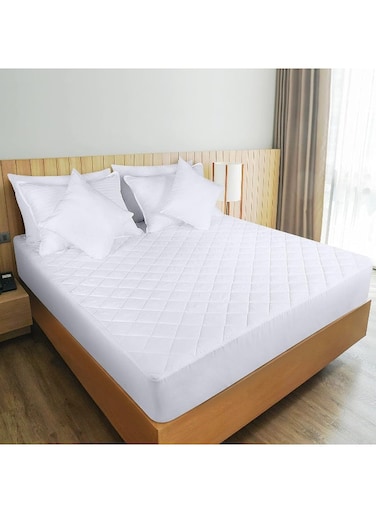 Home Quilted Waterproof Mattress Protector &acirc;&euro;&ldquo; Deep Pocket up to 22&acirc;&euro;&macr;in   Soft, Breathable &amp; Noiseless   Queen/Double 120&Atilde;&mdash;200&acirc;&euro;&macr;cm   White