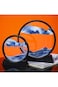 3D moving sand art in a round frame&mdash;mesmerizing liquid hourglass for home decor and unique gifts