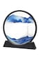 3D moving sand art in a round frame&mdash;mesmerizing liquid hourglass for home decor and unique gifts