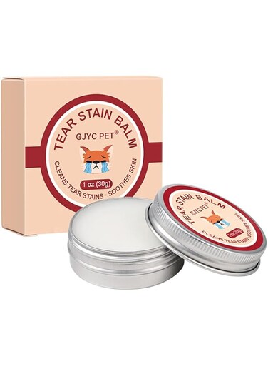 Pet Tear Stain Remover Balm - 1oz (30g) Natural Herbal Eye Care for Dogs and Cats - Gently Cleanses and Restores Radiant Eyes