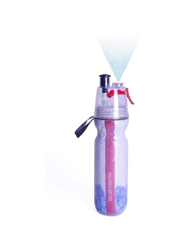 Beauenty Bicycle Outdoor Sports drink water Mist Bottle，Spray Cup Portable Water Bottle Cold Insulation Double Creative Fitness Cup 500ML