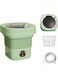 ORCHID M&reg; Portable Washing Machine, Laundry Washer for Underwear, Baby Clothes, Shirt, Small Delicates. Mini Foldable Washer and Dryer Combo for Apartment, Hotel, Camp, RV, Travel(6.5L-Green)