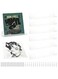8 Pack Acrylic Vinyl Shelf, 12-Inch Clear Vinyl Wall Mount, Transparent Acrylic Album Record Holder, Acrylic Floating Wall Shelves for Vinyl Record, Nail Polish (30.5 x 4.3 x 4.3cm) - Comes with Screws