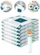 Premium Plastic Vacuum Seal Bag Reusable Vacuum Storage Bags with Hand Pump Vacuum Bags for Clothes Mattress Blanket Duvets Pillows Quilt Travel