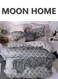 HOME King /queen /single size Soft and Breathable Microfiber Hypoallergenic Beautiful Design Duvet Cover Set ,set includes 1 Comforter Cover, 1 Fitted Bedsheet, 4 Pillowcases