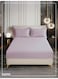 Bedding Fitted Sheet - Fits 200x200 Cm For Super King Bed - 3 Pcs (1 Fitted Sheet and 2 Pillowcases) - 35 Cm Deep Pocket - Solid Bed Sheet