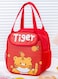 Large Capacity Thermal Lunch Bag Leakproof Flap Closure Zipper Lunch Box Organizer for School Travel Outdoor Picnic