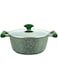 Prestige Essentials Casserole w/lid Granite Non-Stick Aluminium, Green, 24cm, PR81109