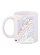 Unicorns Printed Coffee Mug White/Blue/Pink