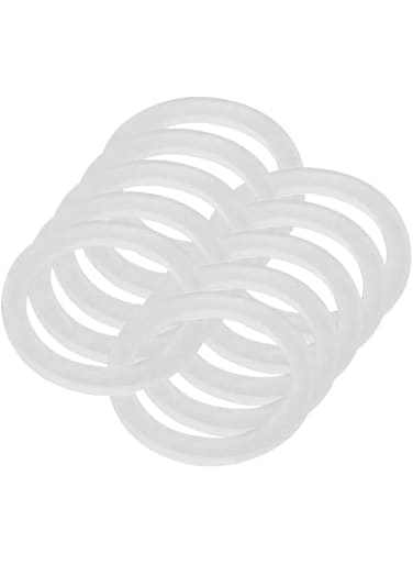 Luxshiny Rubber Seal Rings for Glass Jars, 20Pcs Airtight Silicone Replacement Gasket for Jars Leakproof Silicone Gasket Sealing Rings for Masons Jars 70mm