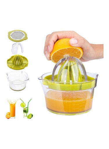 Juicer With Built-in Measuring Cup Green/Clear