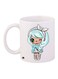 Anime Printed Coffee Mug White/Blue/Grey 11ounce
