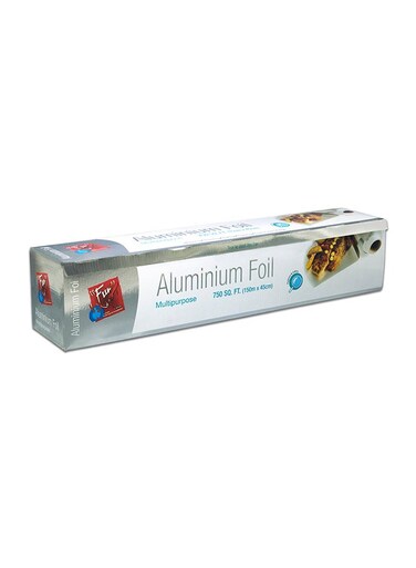 Indispensable Aluminium Foil 750 Sq.Ft. Silver