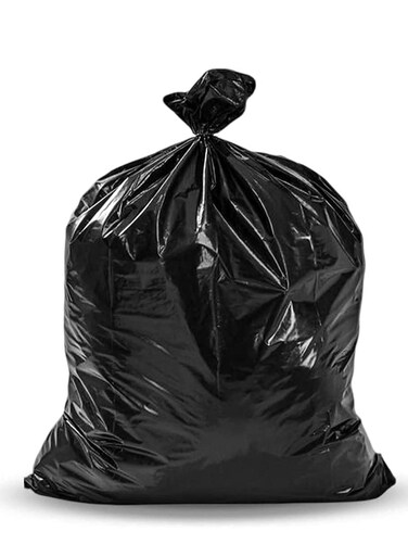 Garbage Bags Plastics,Trash Can Bags Large Heavy Duty Home Kitchen Lawn Outdoor Bin Liners Black Plastic Bags (PACK OF 10)