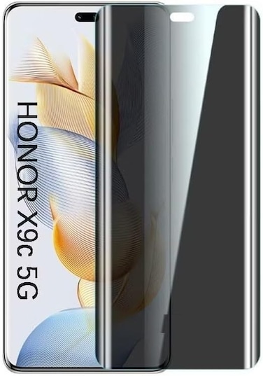Honor X9c Screen Protector, 3D Curved Tempered Glass, Anti-Spy, 9H Hardness, Full Coverage, Anti-Fingerprint