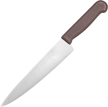 Master 8 Inch Stainless Steel Professional Chef Knife (Brown)   NSF Certified for Cooked Meat