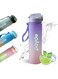 PAYDE Water Bottle 1 Litre/32 oz with Time Marker Motivational Water Bottle Leak-proof Water Bottle for kids Adults For Sports Travel Gym and Everyday Use (Purple Pink)