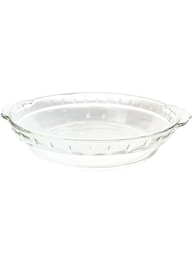Taliona Round Glass Pie Dish 25.7 Cm, Clear, Tl2213608, Taliona Bakeware