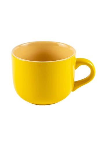 Creative Ceramic Cup Yellow 11x9cm