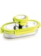 GANESH Oval Stainless Steel Airtight Leak-Proof Lunch Box for Office, School, Picnic - 750 Ml-Color May Vary