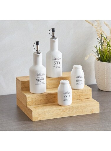 Box Bamboo 3-Tier Spice Rack 25.4x10.8x21.5 cm