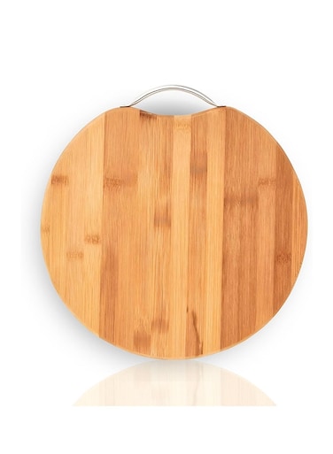 Wooden Chopping Board Bamboo Cutting Board ROUND Diameter 34cm x1.8 cm