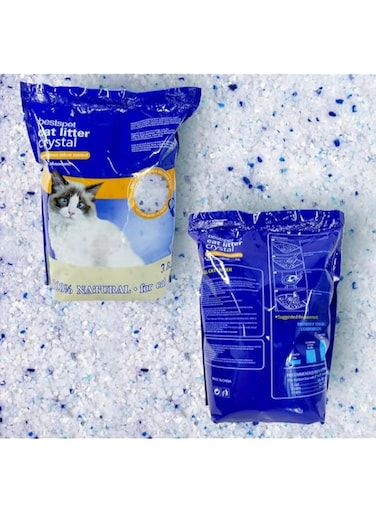 Crystal Cat Litter, 3.8L, WSP Formula, Odour Control, Silky Soft