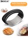 Stainless Steel Garlic Crusher Manual Hand Press No Electricity Needed Efficient Garlic Mincer for Kitchen College Dorm and Cooking Enthusiasts