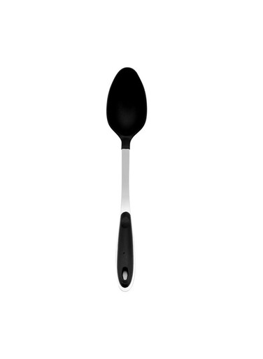 Nylon Serving Spoon Black With Silver Handle 32.5x6.5x6.5cmcm