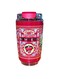 Coffee Mug, 50s Style Wall Mug, Leak Proof Anti Slip Insulated Travel Mug, Lightweight And Portable Coffee Tumbler, Easy To Clean Thermos Cup For Tea Coffee, (1pc, Red, 240ml)