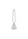 8" Stainless Steel Whisk- RF12461/ Spring Coil, Comfortable Handle, Classic Design and Ergonomic Grip / Heavy-Duty Manual Use, Used for Eggs, Sauces, Cream, Yogurt Silver