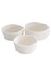 3pcs Cotton Rope Baskets, Small Woven Storage Basket for Bathroom Shelve Nursery Organizing Bins Organizer for Toys, Towels, Cosmetics, Jewelry and other Small Items White
