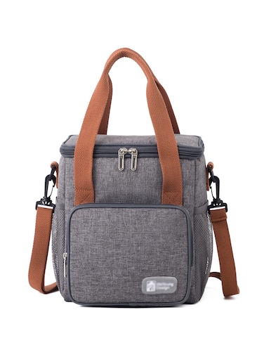 Lunch Bag, 7.3L Large Insulated Lunch Box for Men, Adults, Women, Durable &amp; Spacious Insulated Cooler, Thermal LunchBox Tote for Office work,School,Picnic,Hiking (gray)