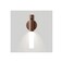 Modern Simple Bedside LED Wall Sconce, 8 x 5 x 21 cm, Brown, Wall Mount, 270&deg; Rotatable