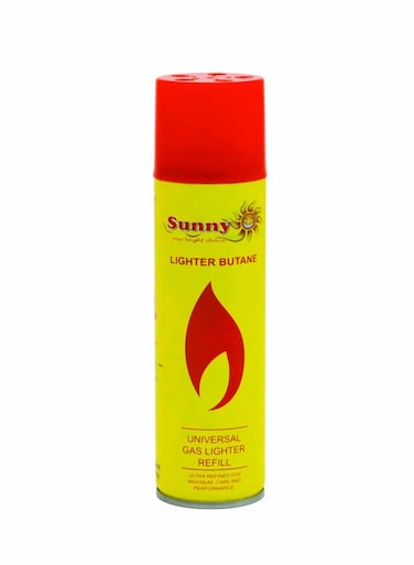 Your Bright Choice Ultra Purified Butane Lighter Gas Refill with 6 Nozzle 250ML Gas Refill Lighter Refill