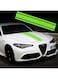 BPA 49"x 8.7" Car Hood Stripe Sticker Auto Racing Body Side Stripe Decal Skirt Roof Hood Bumper Stripe Decal Vinyl Modified Stripe Decal Decoration for Car (Green)