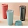 LocknLock Clip Tumbler 540ml Sky Blue &ndash; Dual Vacuum Insulated Spill-Resistant Travel Mug with 2 Caps