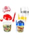 4PCS 29oz Reusable Breakfast Cups with Lids &amp; Spoons - Colorful Yogurt Parfait &amp; Overnight Oats Containers, Perfect for Salads &amp; Desserts (870ml)