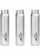MILTON 3-Piece 950ml Stainless Steel Water Bottle, Single-Walled, BPA-Free, Leak-Proof, Rust-Free, Easy-Grip Fridge Bottle,Easy to Carry, Gym Bottle for Men, Kids, School &amp; Travel - Aqua