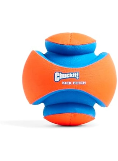 Chuckit! Kick Fetch Ball Dog Toy, Large (8 Inch)