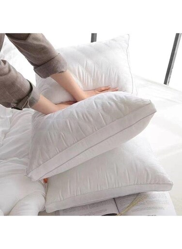 Home Luxury Hotel Quality Pillow - Hypoallergenic and Durable Support for Ultimate Comfort and Sleep 2-Pack
