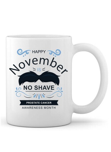 Movember Mens Prostate Cancer Health Awareness Mustache Ceramic Coffee Mugs Design 5